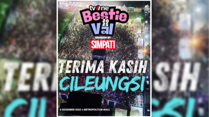 BESTIEVAL Cileungsi 2025 Pecah Lagi! Lebih dari 7 Ribu Penonton Padati Metropolitan Mall Cileungsi untuk Bernyanyi dengan NDX A.K.A