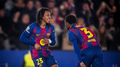 Barcelona Bangkit, Kounde Cetak 2 Gol dan Pastikan Kemenangan Dramatis di Liga Champions