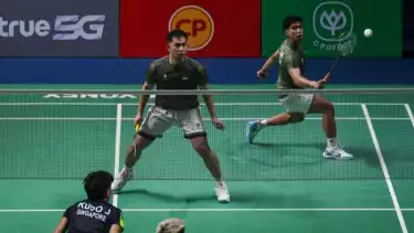 Ganda putra Indonesia Sabar Karyaman Gutama/Moh. Reza Pahlevi Isfahani