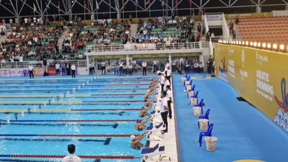 Indonesia  Mendominasi Renang 100 Meter Gaya Punggung SEA Games 2025, Jason-Farrel Boyong Medali Emas dan Perak