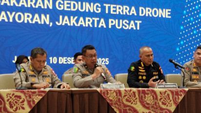 RS Polri Resmi Hentikan Identifikasi Korban Kebakaran Gedung Terra Drone