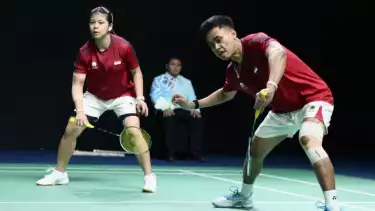Ganda campuran Indonesia, Jafar Hidayatullah/Felisha Alberta Nathaniel Pasaribu di SEA Games 2025