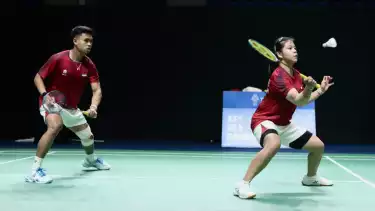 Ganda campuran Indonesia, Jafar Hidayatullah/Felisha Alberta Nathaniel Pasaribu di SEA Games 2025