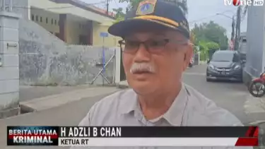 Ketua RT di lokasi Kantor WO Ayu Puspita