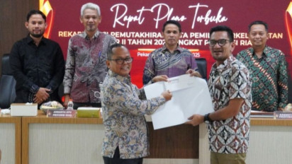 Daftar Pemilih Tahun 2025 di Riau Sebanyak 5.072.178 Orang