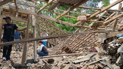 Ledakan Petasan Hancurkan Tiga Rumah Hingga Berkeping-keping di Pacitan Jatim, 4 Warga Luka-Luka