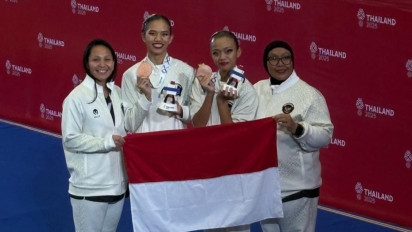 Renang Artistik Sumbang Medali, Duet Muda Indonesia Raih Perunggu di SEA Games 2025