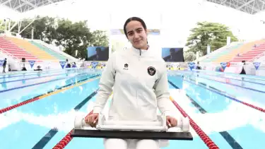 Atlet Renang Putri Indonesia, Masniari Wolf raih medali emas di SEA Games 2025