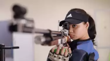 Penembak asal Kabupaten Bekasi, Jawa Barat Dominique Rachmawati Karini