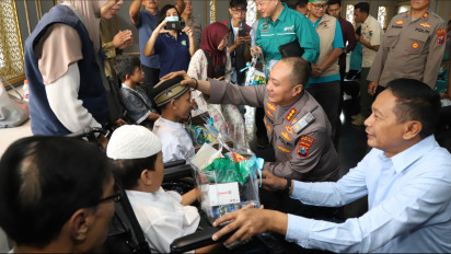 Khitan Bahagia Warnai Peringatan Hari Ibu di Polresta Malang Kota