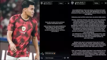 Asnawi Mangkualam, bek senior timnas Indonesia.