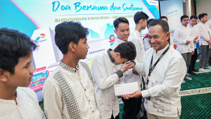 HUT ke-68 Pertamina, Anak Usaha Gelar Doa Bersama dan Santunan untuk 3.000 Anak-anak Pesantren dan Yayasan Lintas Agama