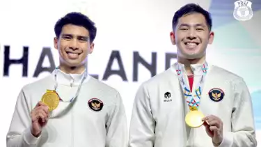Sabar/Reza sabet medali emas untuk Indonesia di SEA Games 2025