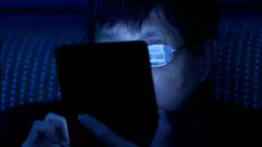 Ilustrasi menonton video pornografi