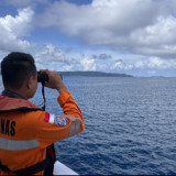 Basarnas Sulut Lakukan Pencarian Penumpang Diduga Jatuh dari KM Barcelona III di Perairan Tagulandang-Biaro