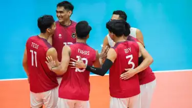 Timnas Voli Putra Indonesia incar juara grup setelah bungkam Myanmar