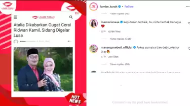 komentar Lisa Mariana di akun Lambe Turah