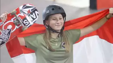 Atlet skateboard Indonesia yang raih medali perak di SEA Games 2025 Ni Wayan Malana