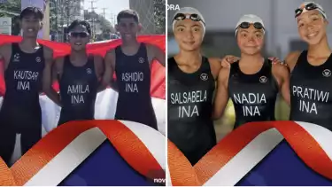 Tim Aquathlon Putra dan Putri Indonesia
