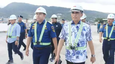 Gubernur Sulawesi Tengah (Sulteng), Anwar Hafid berkomitmen kuat  mempercepat pembangunan infrastruktur melalui program Berani Lancar.