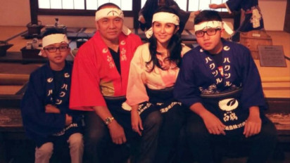 Foto-foto Masa Kecil Resbob bersama Sang Ayah Mohammad Nashihan