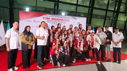 Timnas Voli Putri Indonesia Tiba di Tanah Air, Ini Kata-Kata Megawati Hangestri Usai Bawa Medali Perunggu di SEA Games 2025