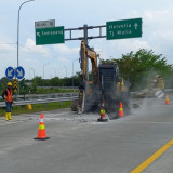 Jelang Nataru, 18 Slab di Jalan Tol Ruas Medan-Binjai Telah Rampung Diperbaiki