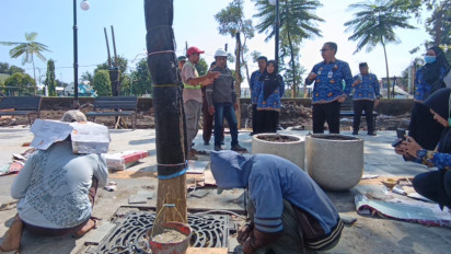 Revitalisasi Alun-Alun Probolinggo Tertinggal 11 Persen, Wali Kota Turun Tangan