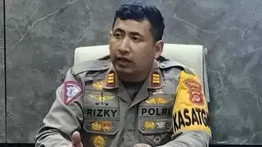 Kepala Satuan Lalu Lintas (Kasatlantas) Polres Bogor AKP Rizky Guntama.