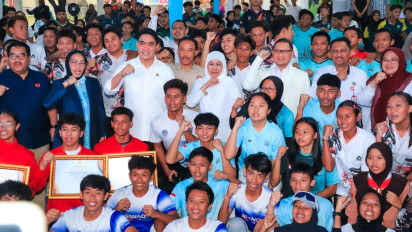 Gubernur Khofifah Resmikan Rehabilitasi Sarpras SMANOR Sidoarjo