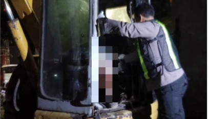 Operator Ekskavator Ditemukan Meninggal Dunia di Dalam Kabin Alat Berat di Kota Blitar
