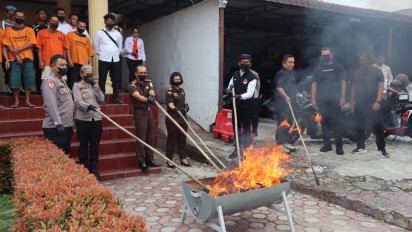 Edarkan Ganja Hampir 2 Kilogram,  Empat Orang di Siantar Ditangkap