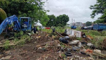 Belasan Bangunan Liar di Sekitaran TPU Kober Rawa Bunga Jaktim Ditertibkan, akan Difungsikan Jadi Lahan Makam