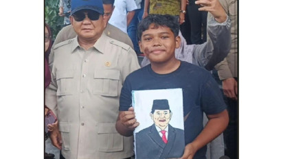 Presiden Prabowo Terima Lukisan dan Wujudkan Keinginan Billy