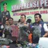 Kasus Penggerebekan Kebun Ganja Dalam Rumah Kontrakan, Polisi Tetapkan 4 Tersangka