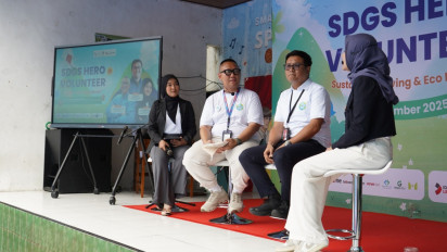 SDGs Hero Volunteer Goes to School, Ajak Siswa SMA Terapkan Gaya Hidup Ramah Lingkungan 
