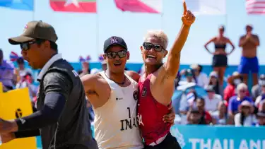 Tim Voli Pantai Putra Indonesia di SEA Games 2025