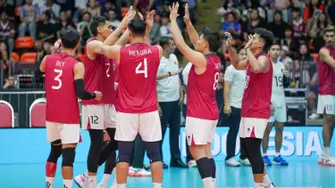 Timnas Voli Indonesia vs Thailand di SEA Games 2025