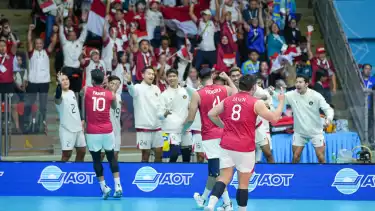 Timnas Voli Indonesia vs Thailand di SEA Games 2025