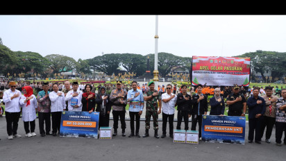 Polresta Malang Kota Gelar Apel Pasukan Operasi Lilin Semeru 2025 untuk Pengamanan Natal 2025 dan Tahun Baru 2026