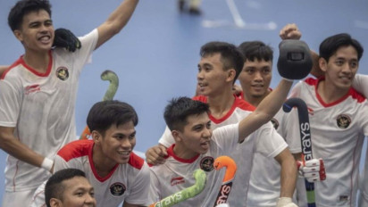 Lagi-lagi Hajar Malaysia di Final, Timnas Hoki Indoor Putra Indonesia Back to Back Raih Medali Emas di SEA Games