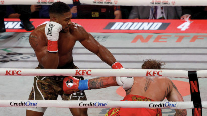 Prediksi Oleksandr Usyk Terbukti, Anthony Joshua Benar-Benar Tak Main-main Habisi Jake Paul