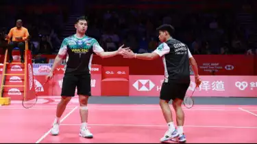 Sabar/Reza jadi satu-satunya wakil Indonesia di Semifinal BWF World Tour Finals 2025
