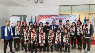 Tim Polo Air Putri Indonesia tiba di Tanah Air