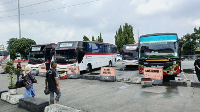 Terminal Kampung Rambutan Siapkan 182 Bus Untuk Mengangkut Penumpang Pada Momen Nataru