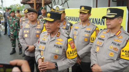 Cek Kesiapan Nataru, Kapolda Jabar Tinjau Pospam Nataru KM 57 Jalan Tol Jakarta-Cikampek