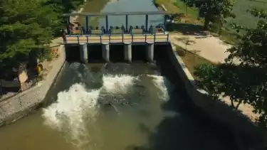 Wisata irigasi di Desa Wisata Ciranggon, Kabupaten Bekasi