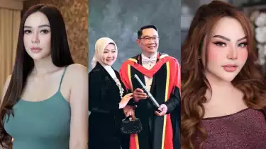 Kolase Aura Kasih, Ridwan Kamil dan Atalia Praratya, Lisa Mariana