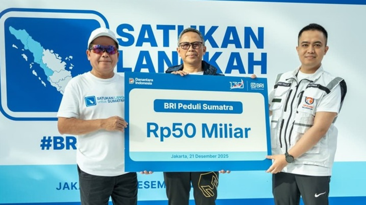BRI Gelar Kegiatan "Satukan Langkah untuk Sumatra", Berikan Komitmen Bantuan Rp50 Miliar Percepat Pemulihan Bencana
            - galeri foto