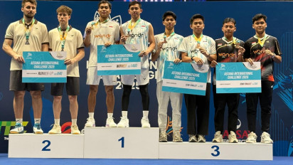 Tim Bulu Tangkis Indonesia Jadi Juara Umum, Rian/Rahmat Raih Gelar Pertama di Astana International Challenge 2025